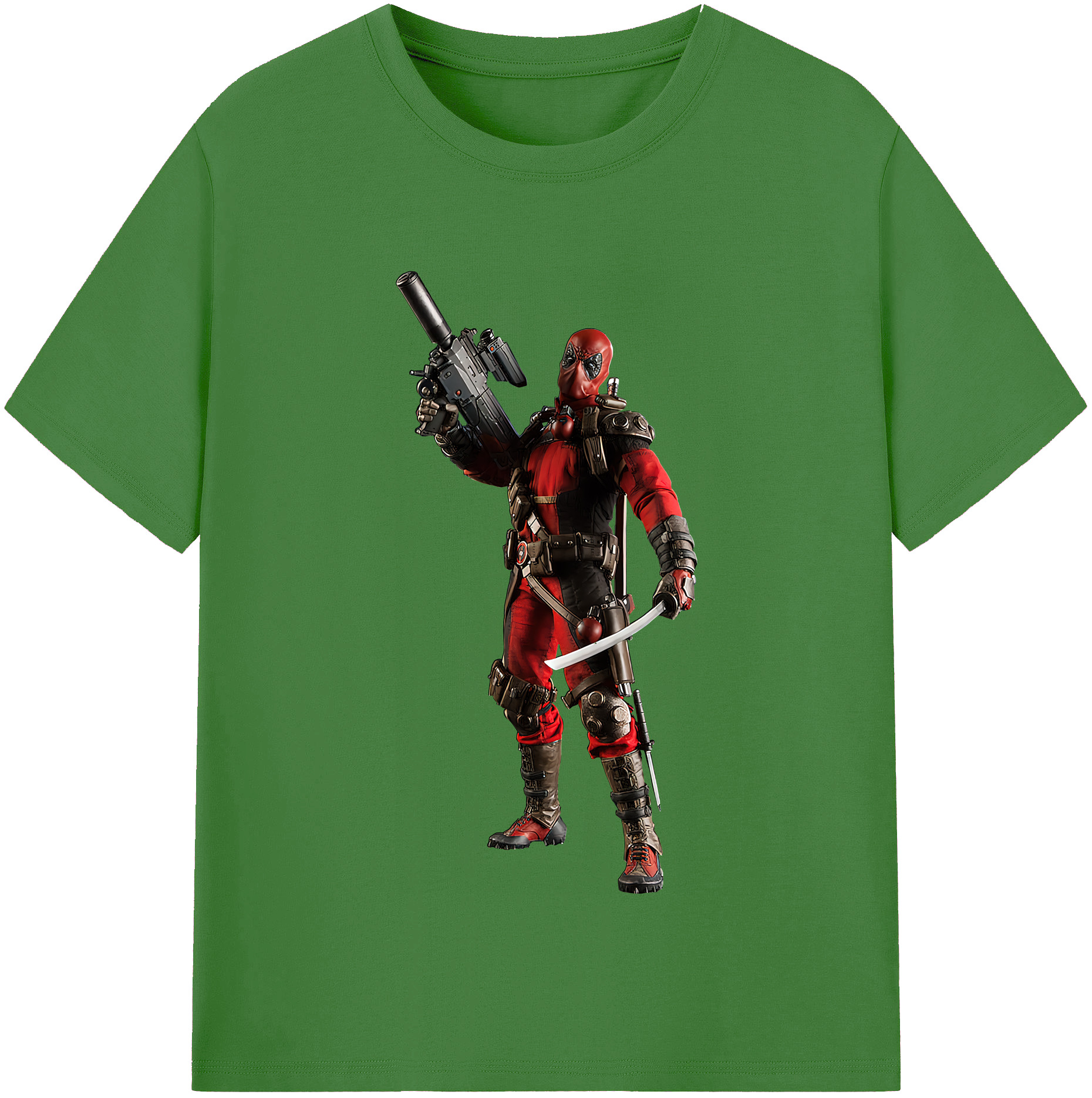 （画像用） Deadpool デッドプール レディースカジュアルプリントTシャツ（綿100％）